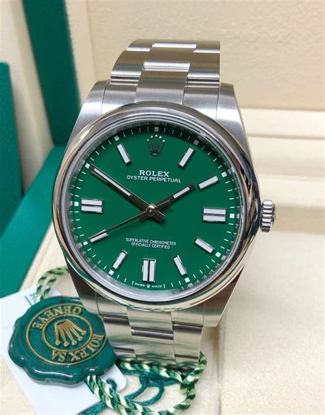 rolex oyster green replica|pre owned rolex oyster perpetual.